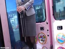 【MM号】  働く女性登場ドキュメンタリー：現役国際線キャビンアテンダントのあすかさん（24歳）身長170cm、巨乳巨尻90cm、黒パンスト美脚。
