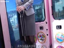 【MM号】  働く女性登場ドキュメンタリー現役国際線キャビンアテンダント明日香（24歳）身長170cmカップ巨乳巨尻90cm黒パン美脚。